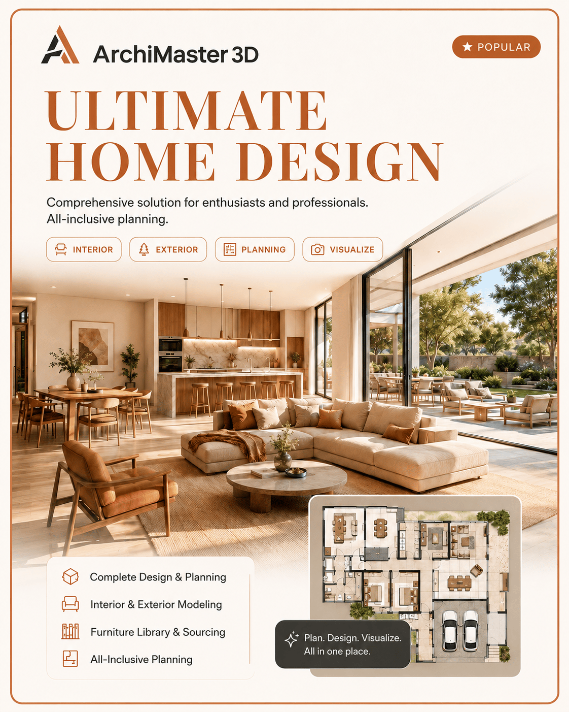 ArchiMaster 3D Ultimate Home Design box art