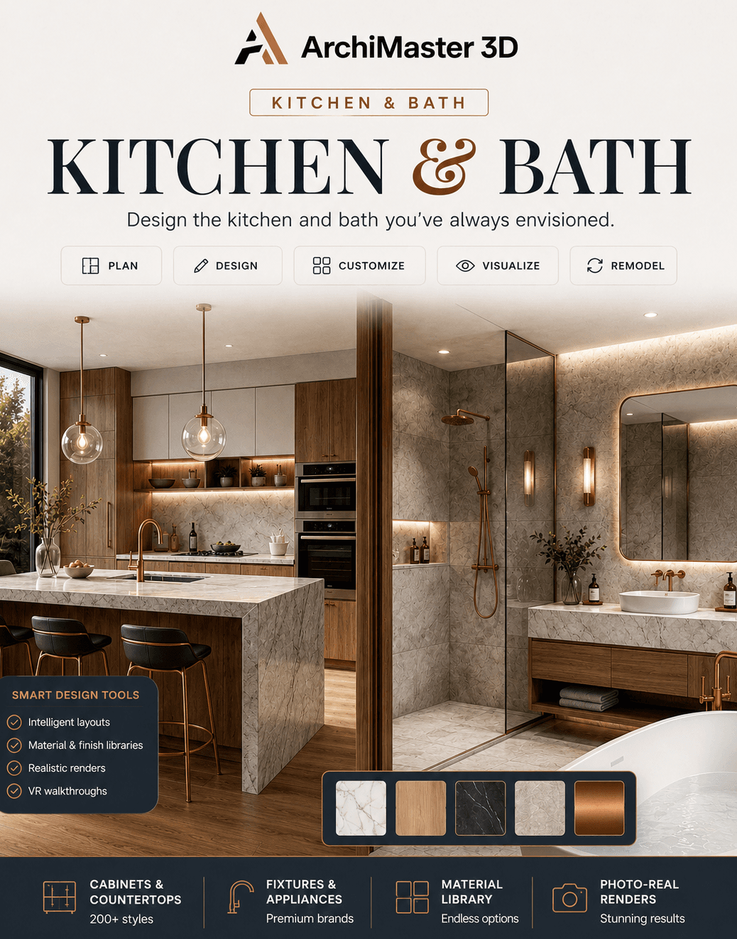 ArchiMaster 3D Kitchen & Bath
