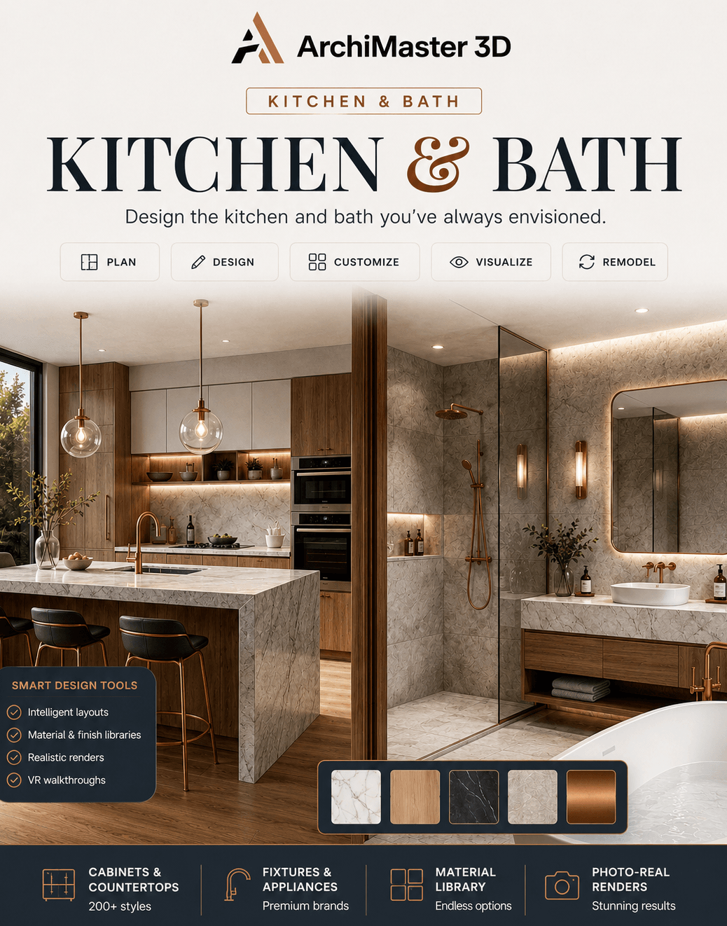 ArchiMaster 3D Kitchen & Bath edition