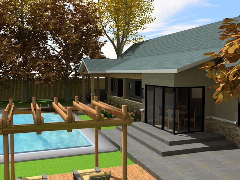 Gardens designed in ArchiMaster 3D