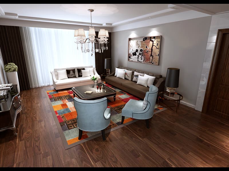 Interiors designed in ArchiMaster 3D