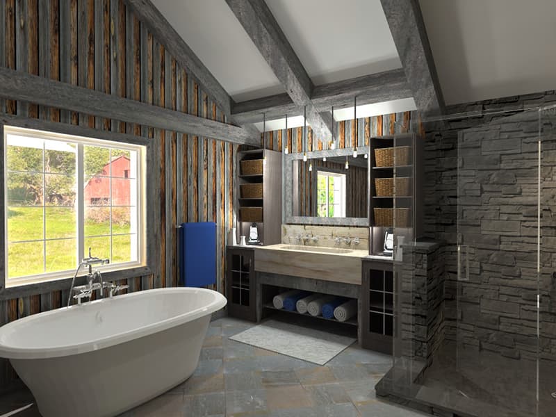Kitchen & Bath designed in ArchiMaster 3D