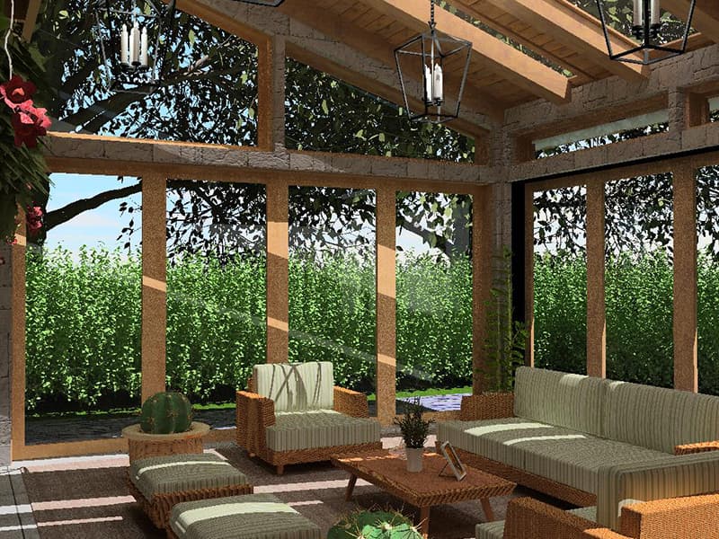 Outdoor living designed in ArchiMaster 3D